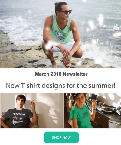 Email Newsletter With Cinemagraphs Example 03 Email Newsletter With Cinemagraphs Example 03
