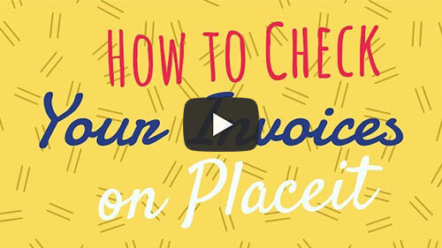 How To Check Your Invoices On Placeit