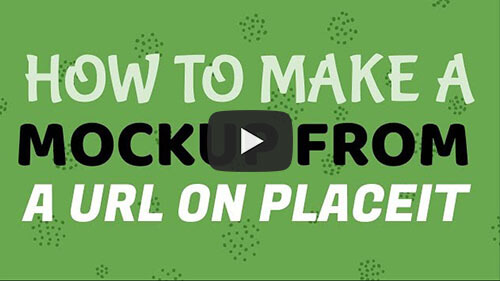 How To Make A Mockups From A Url On Placeit