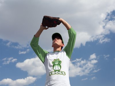Boy Catching the Ball Outdoors