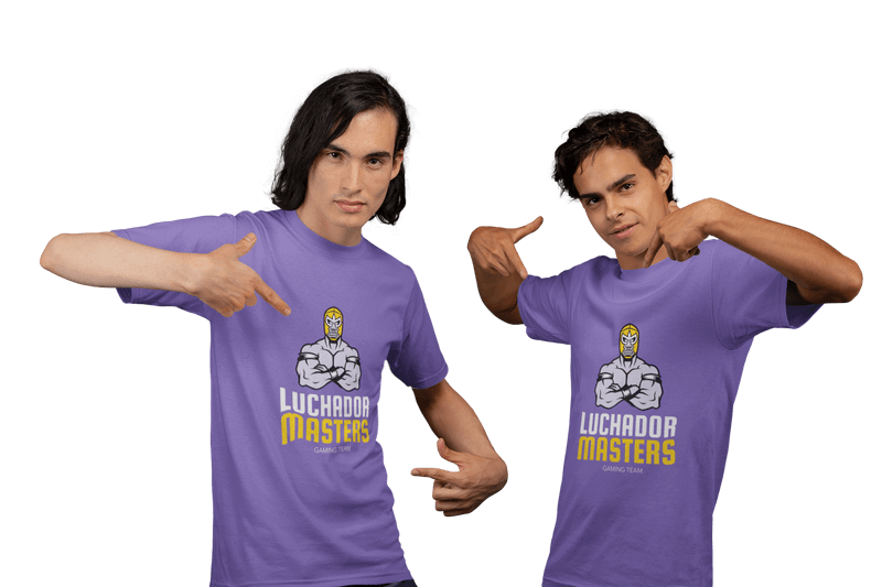 Luchador Masters Tshirt Mockup