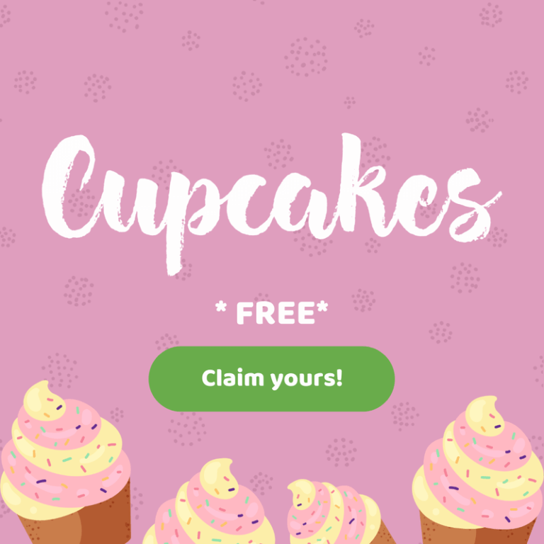 Online Banner Maker For A Cupcake Shop