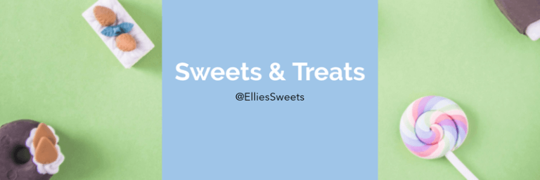 Twitter Header Generator For A Candy Shop